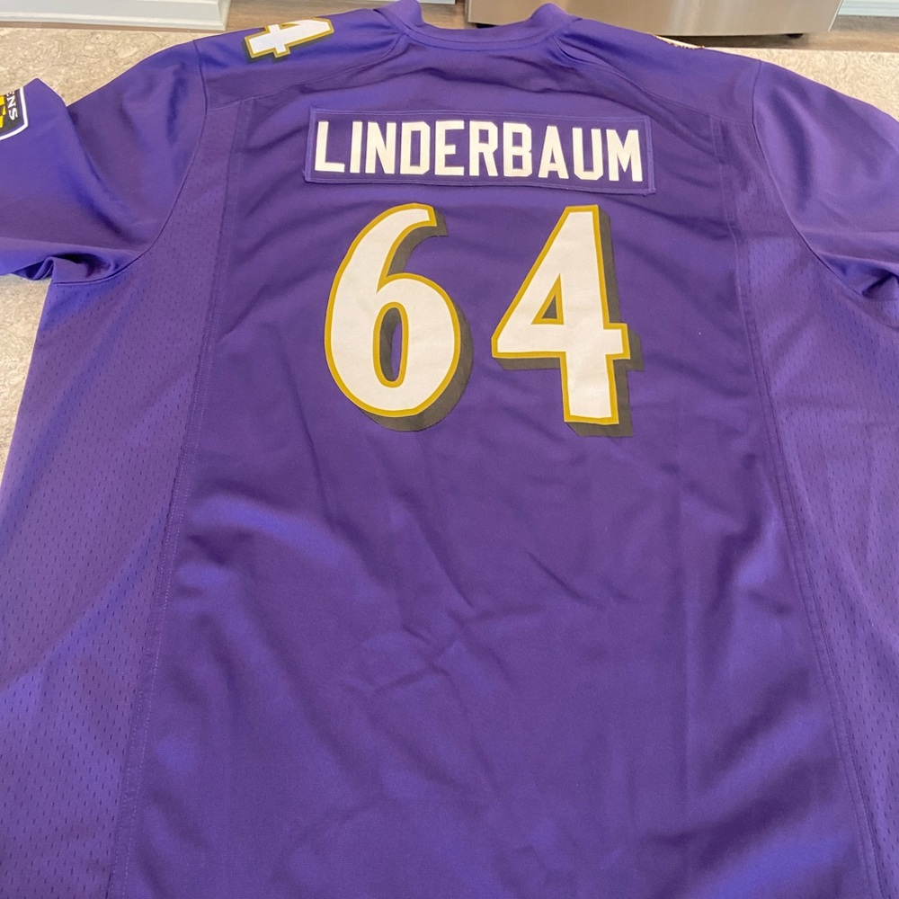 Baltimore Ravens Nike Tyler Linderbaum Purple Ravens Jersey-XXL - Picture 9 of 9